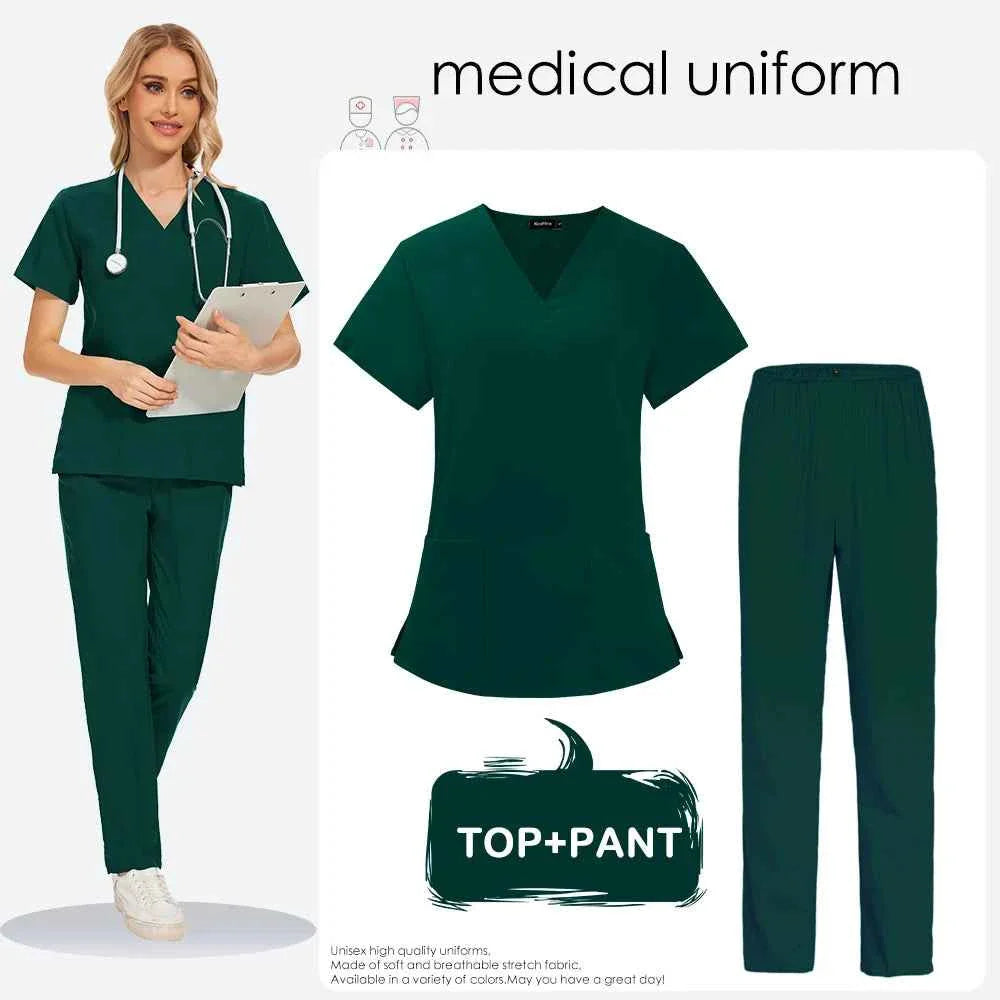Women's Medical Scrub Uniform for Health Professionals