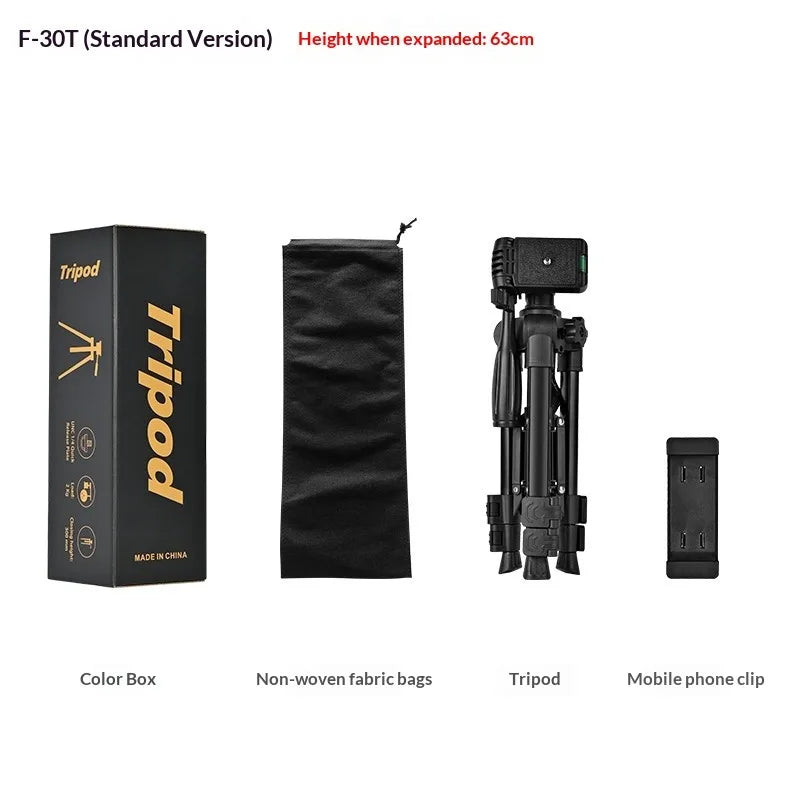 Professional Phone Tripod Stand for Live Streaming Selfie Portable Desktop Camera Tripod with Flexible Legs