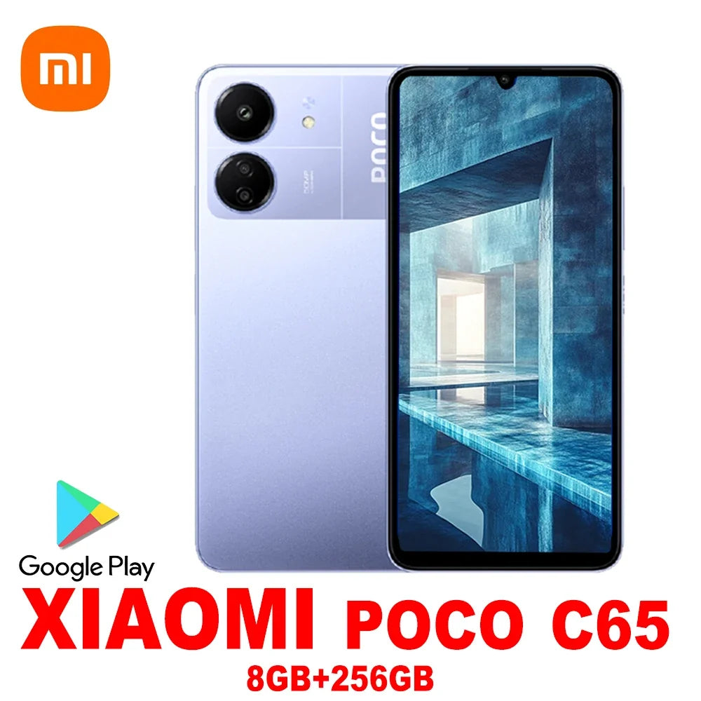 Xiaomi Poco C65 6.74-inch Helio G85 processor 8 million front camera selfie lens 8GB+256GB memory camera phone