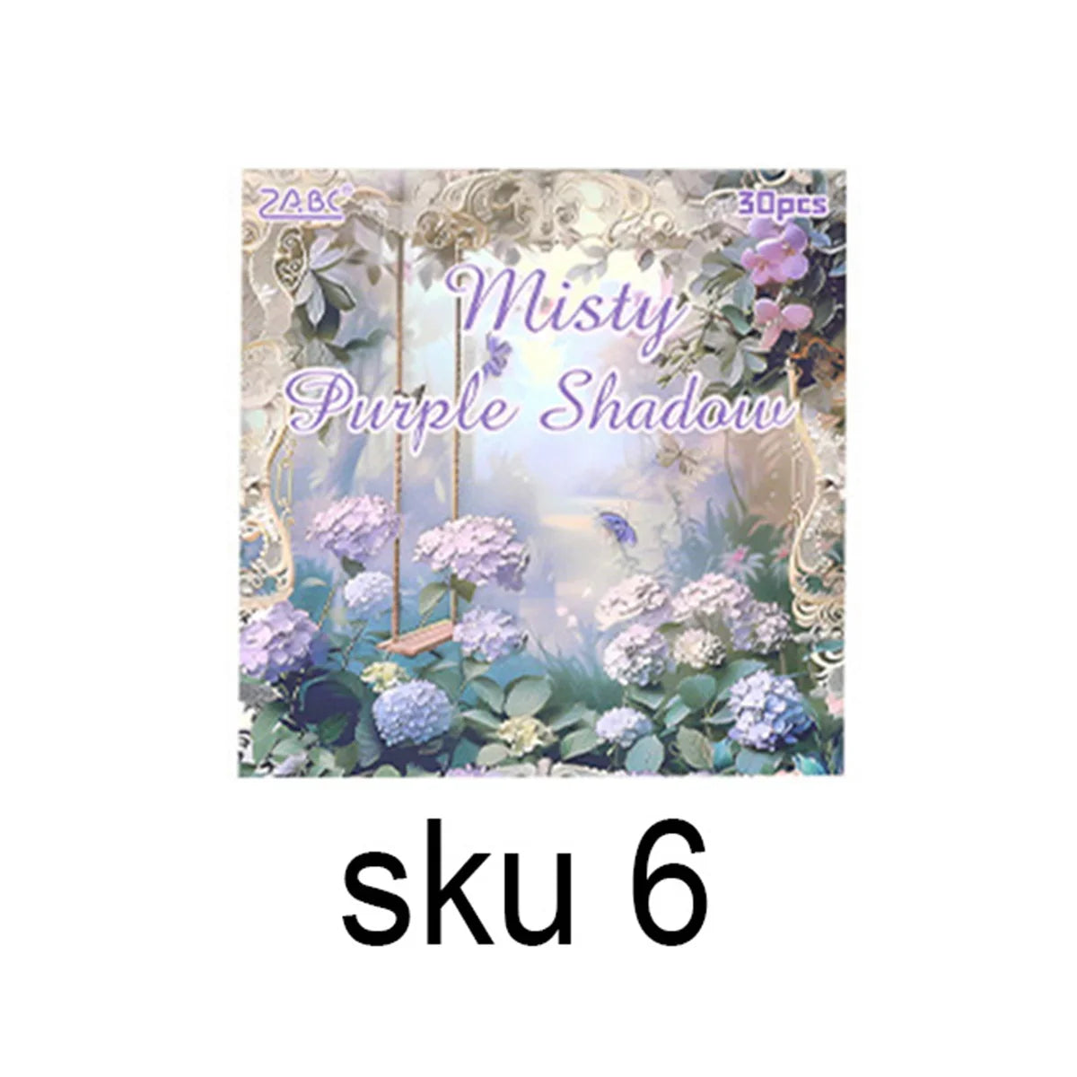 Vintage Floral Craft Paper Pad | 30 Sheets Tearable Decorative Paper