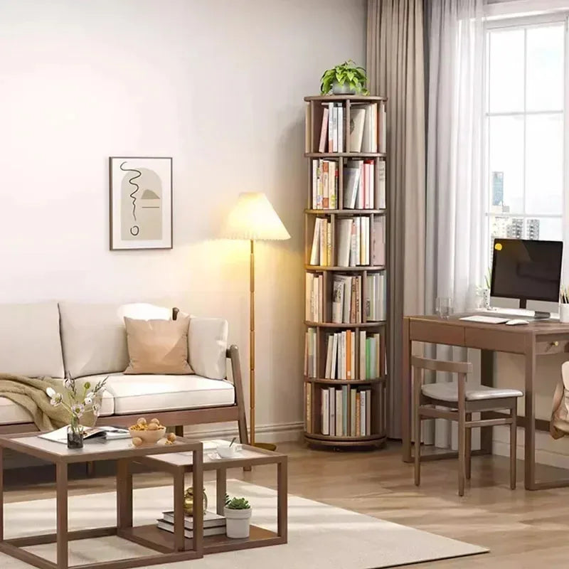 Vertical Rotating Bookcase