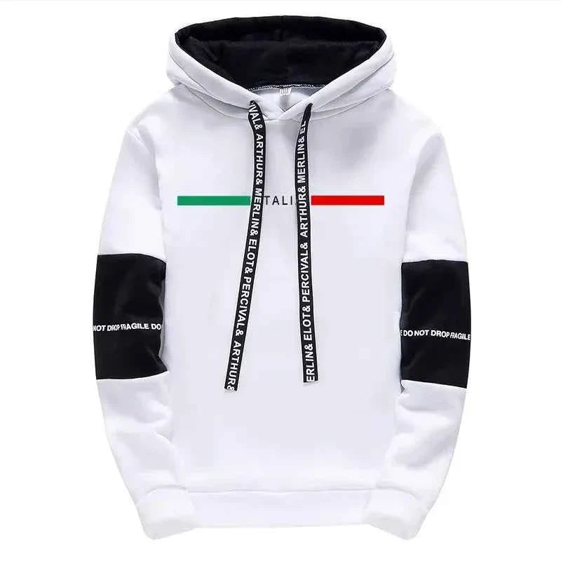 Men's Casual Print Tracksuit Hoodie 2026
