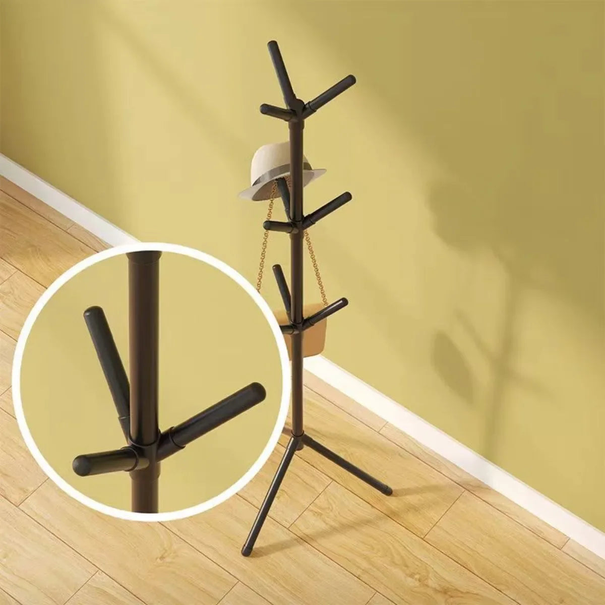 Floor Clothes and Hats Rack