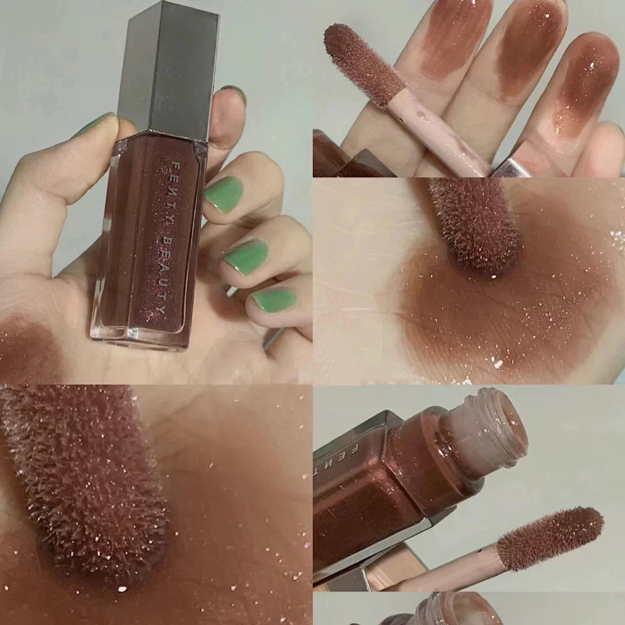 Fenty Beauty Gloss Bomb Lip Glaze Multi-color Moisten Shine Glitter Lip Plumper Makeup Beginner Liquid Lipstick Makeup Cosmetics