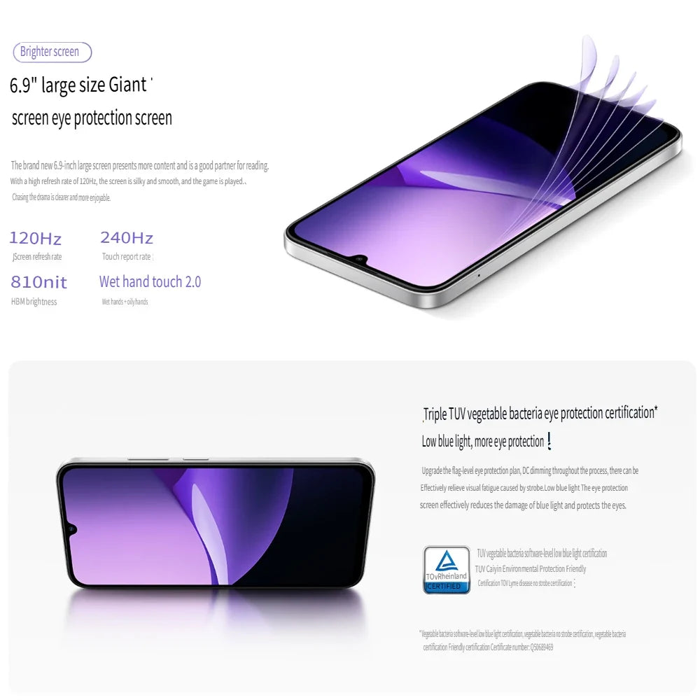 XIAOMI/REDMI 15R original smart thin and thin 5G mobile phone 13 million pixels high-definition main camera 8GB+256GBn memory/60