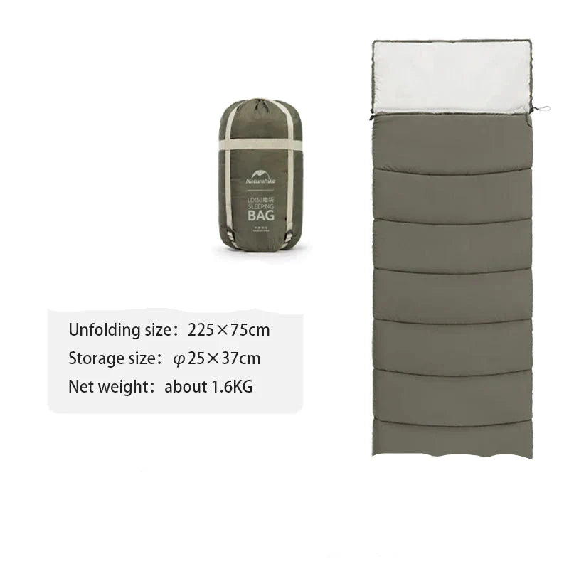2-in-1 Cotton Sleeping Bag Versatile for All Seasons