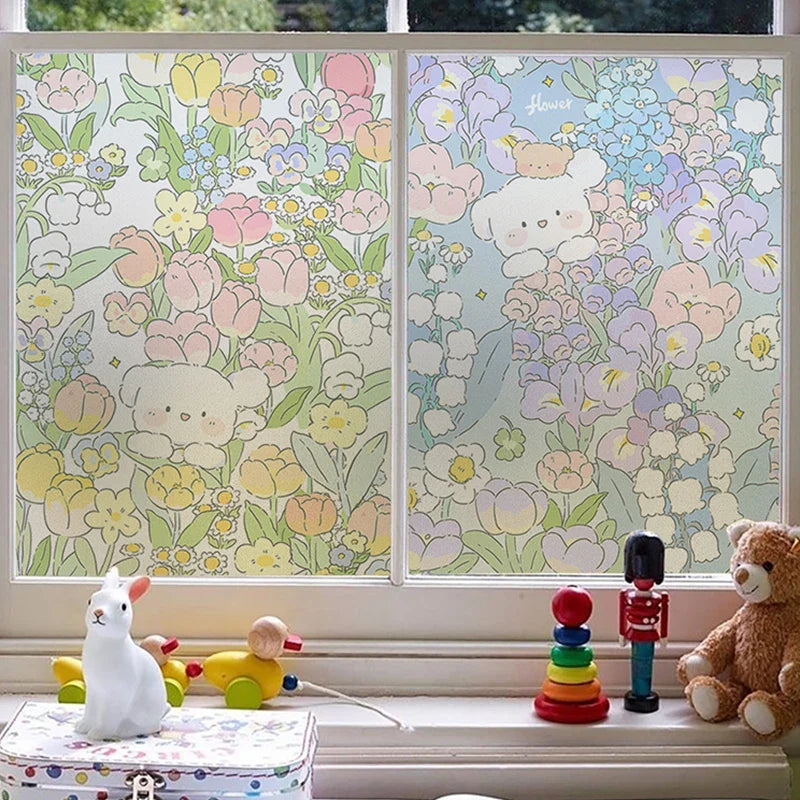 Kawaii Window Privacy Stickers