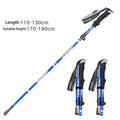 Anti-Shock Trekking Poles Telescopic & Collapsible for Outdoor Adventures