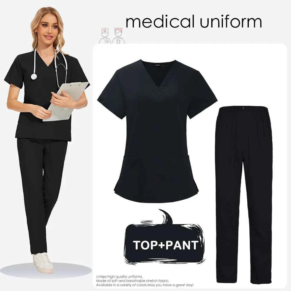 Women's Medical Scrub Uniform for Health Professionals