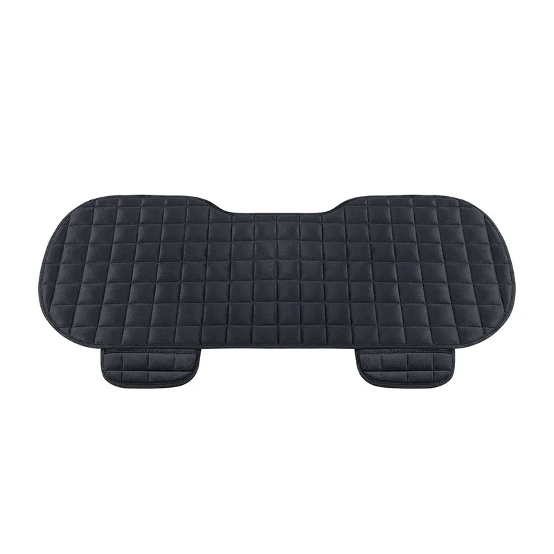 Car Seat Cover Front Rear Flocking Cloth Cushion Non Slide Winter Auto Protector Mat Pad Keep Warm Universal Fit Truck Suv Van