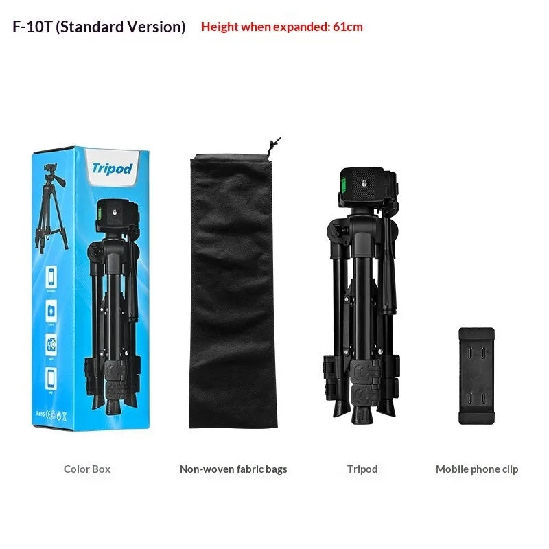 Professional Phone Tripod Stand for Live Streaming Selfie Portable Desktop Camera Tripod with Flexible Legs