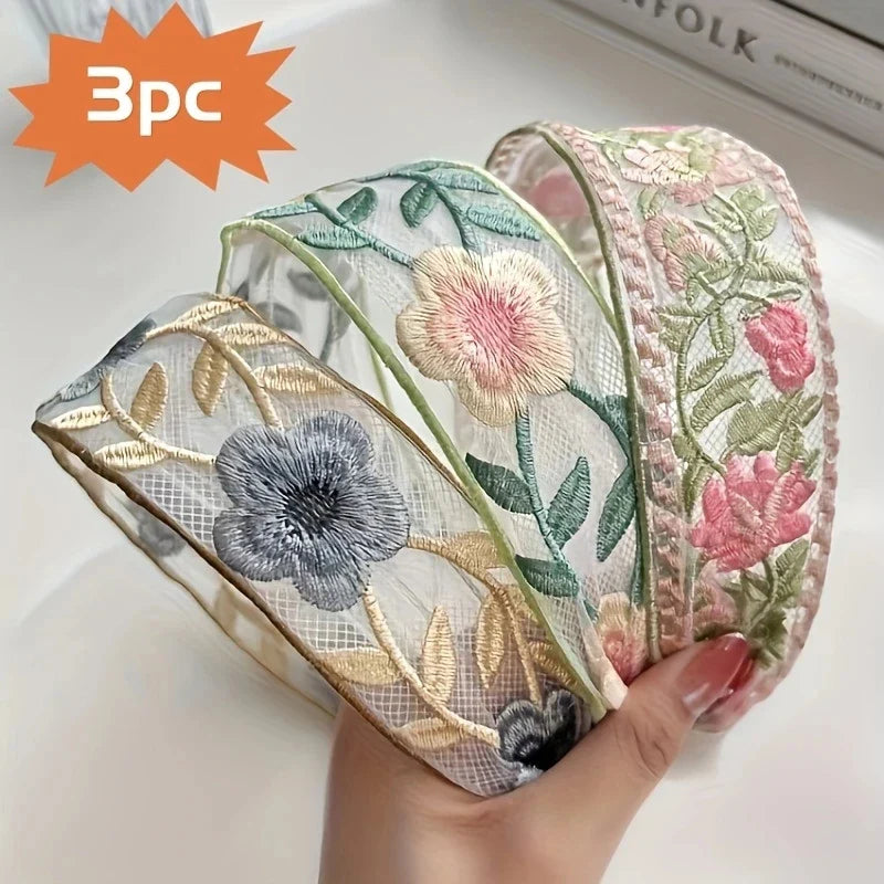 Sweet Cottagecore Floral Headbands
