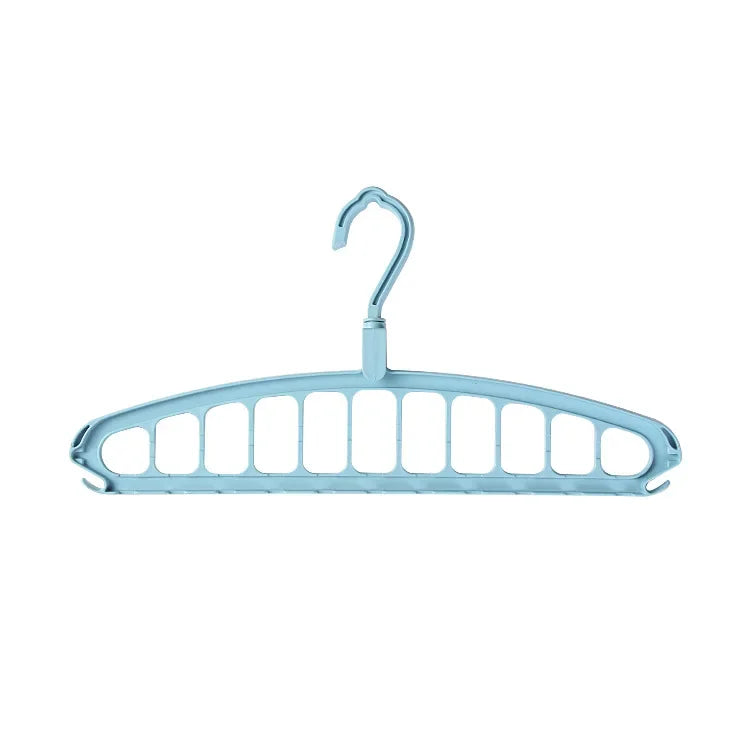 1PC Multi-Hole Space-Saving Clothes Hanger! Foldable for Home/Bedroom/Travel – Fits Pants/Shirts/Skirts