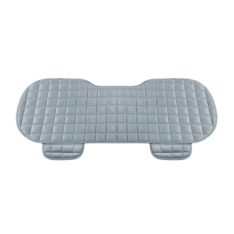 Car Seat Cover Front Rear Flocking Cloth Cushion Non Slide Winter Auto Protector Mat Pad Keep Warm Universal Fit Truck Suv Van