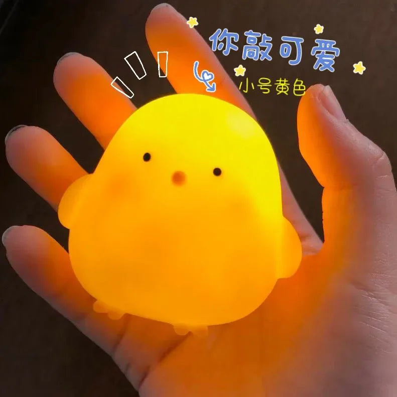 Cute Chicken Soft Night Light | Bedside Lamp for Kids Room Decor