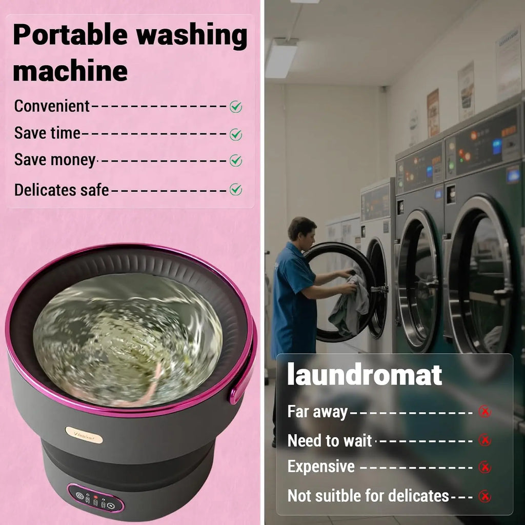 13L Foldable Mini Washer Machine