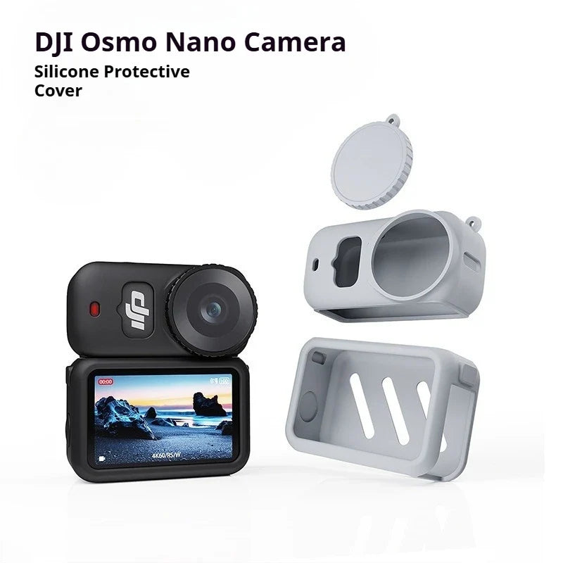 DJI OSMO Nano Full-Body Silicone Cover, Scratch-Resistant Protective Camera Skin, Ultra-Fit Lightweight Accessory