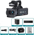 64MP 4K UHD Camcorder 18X Zoom Vlog Digital Video Camera WIFI Webcam For Youtube Livestreaming 4.0 270° Rotative Touch Screen