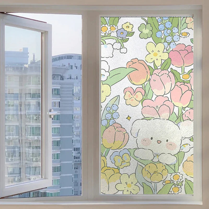 Kawaii Window Privacy Stickers