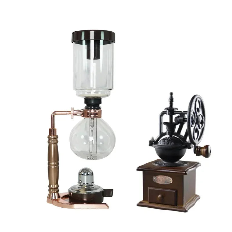 DecorBites™ Coffee Jug Siphon Maker Tea Pot Percolator Barista Tools Kit Kitchen Dining