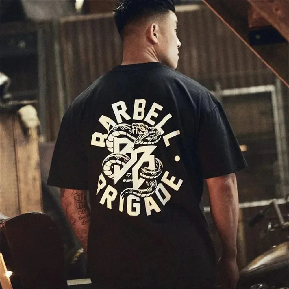 LiftMax Brigade: Oversized Unisex Gym Tee