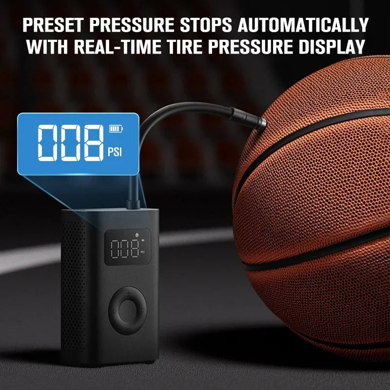 NEW MIJIA Inflatable treasur Air Compressor 2D 2000mAh Portable Inflator Air Pump 2D For Bicycle Car Motorcycle Ball CN
