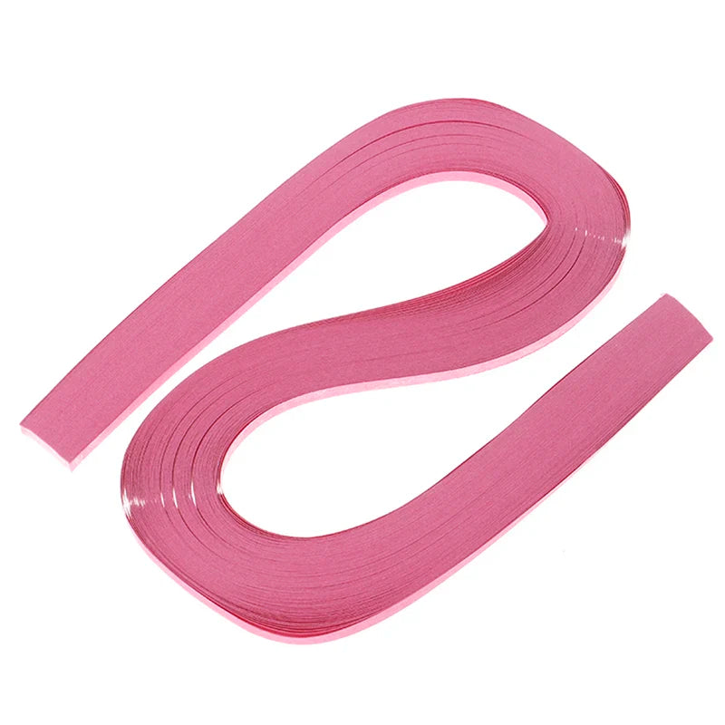 Rainbow Paper Quilling Strips Set | 120pcs 5mm 53cm Craft Paper for DIY Flower Making