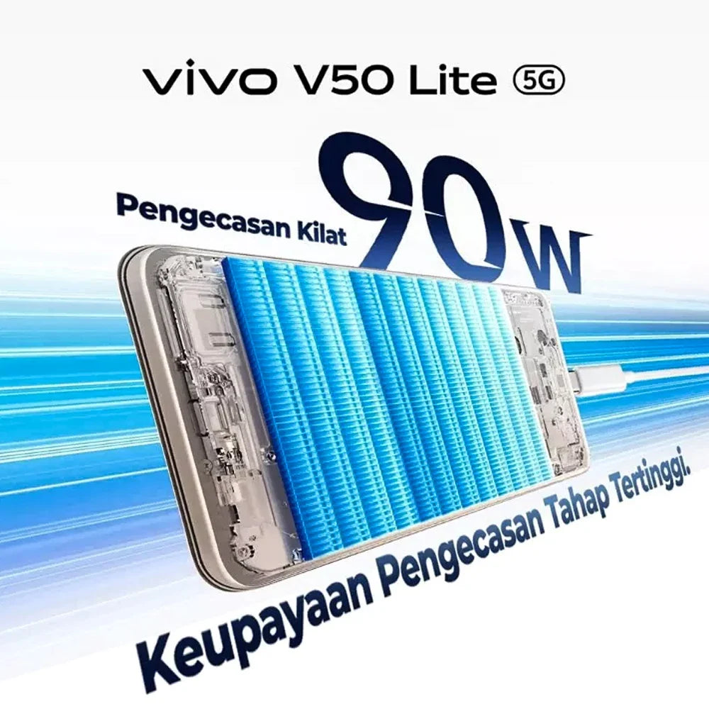12GB+512gb VIVO V50 Lite 5G smart phone 6500mAh/Type-C interface lightweight camera phone