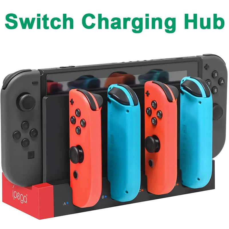 Nintendo Switch JoyCon Charging Dock Hub USB Controller Charger Dock Stand Station Holder Switch NS JoyCon Game Charging Hub