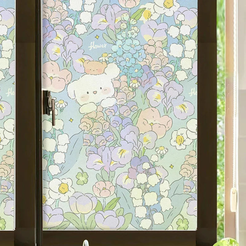 Kawaii Window Privacy Stickers