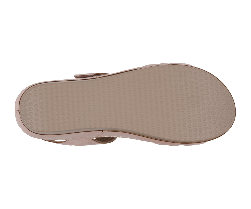 Samar Blush Wedge Sandals