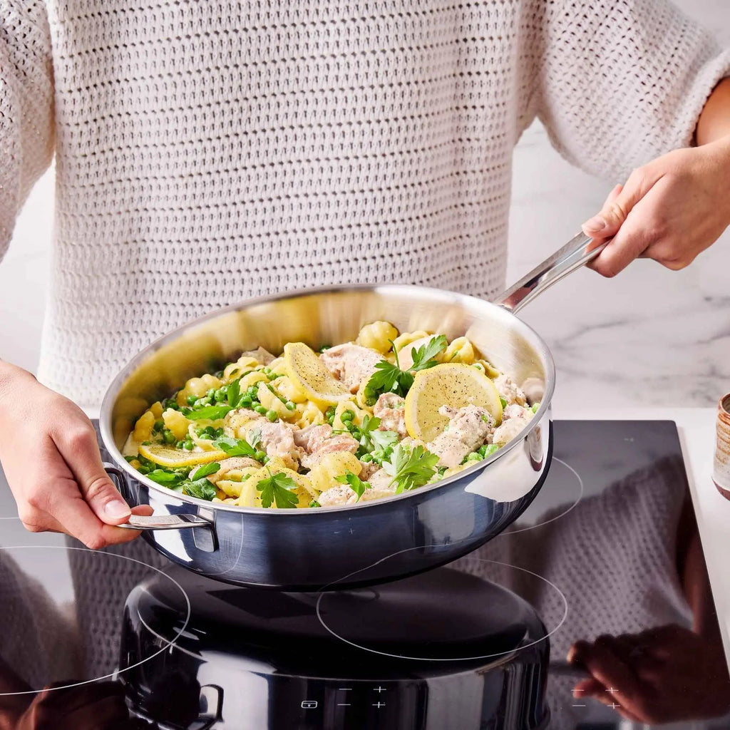 Sauté Pan with Lid — 4-QT.