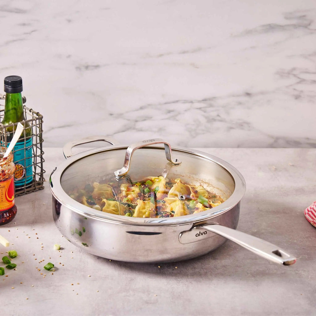 Sauté Pan with Lid — 4-QT.
