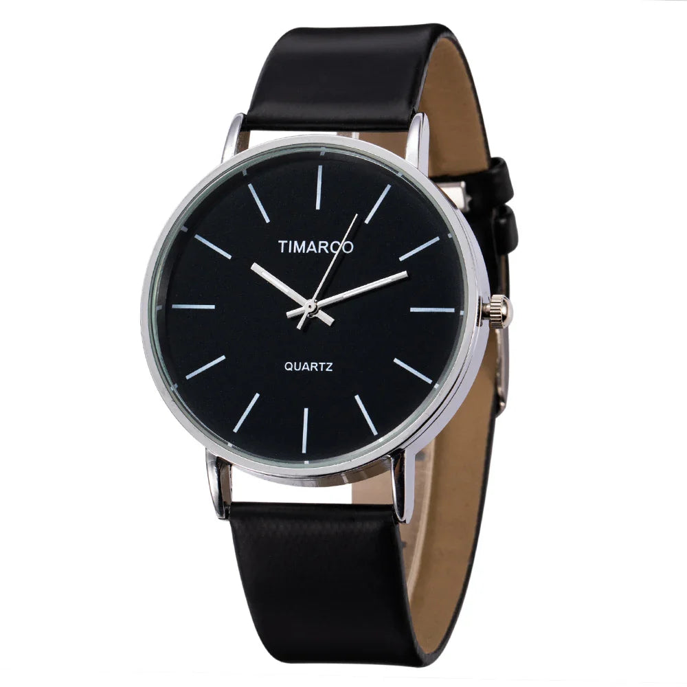 Luxury Women Watches 2025 New Stylish Silver Minimalist Business Ladies Quartz Watch Breathable Leather Steel Clock Reloj Mujer