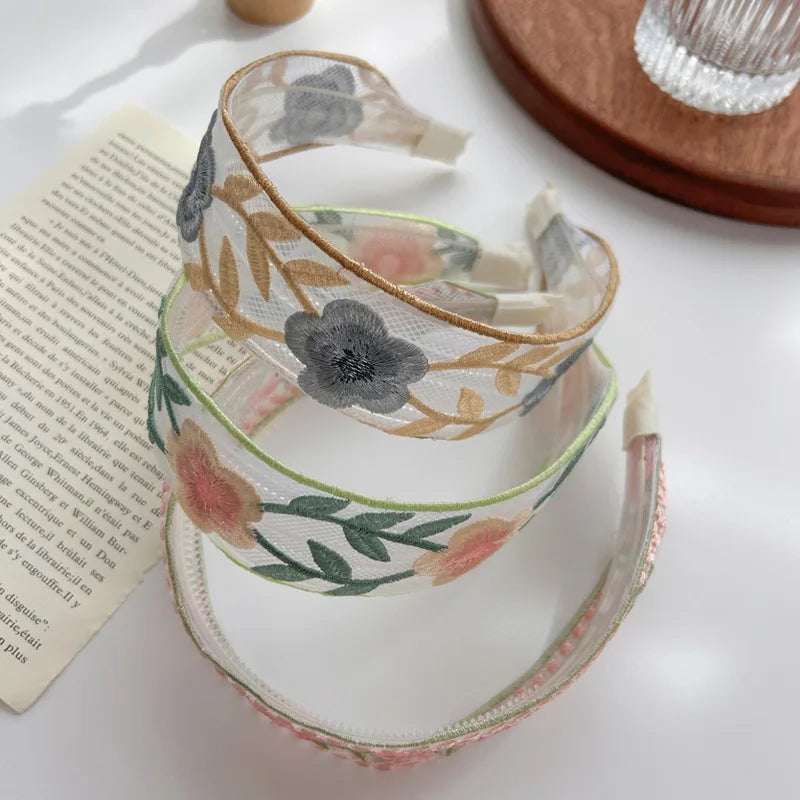 Sweet Cottagecore Floral Headbands