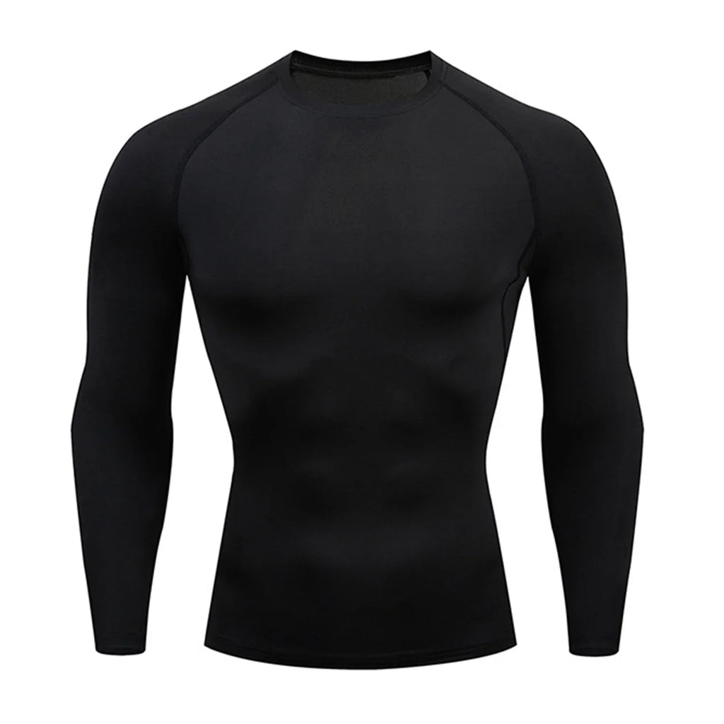 Men's Compression Long Sleeve Gym Shirt