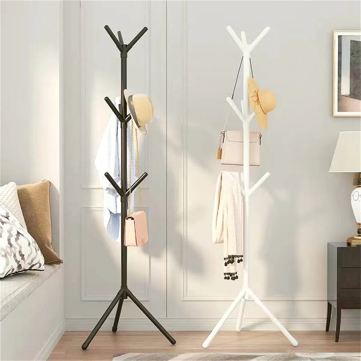 Floor Clothes and Hats Rack