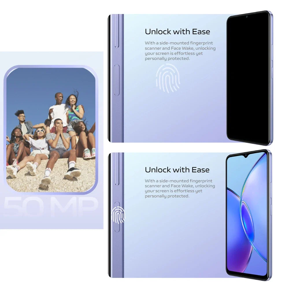 VIVO Y17S 4G original smart fashion music mobile phone 6.56-inch IPS LCD screen 5000mah battery 8gb+256GB