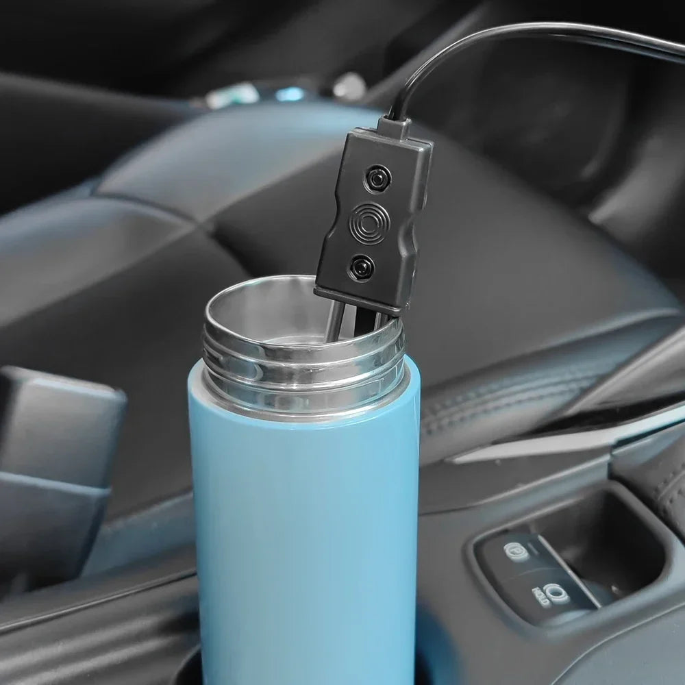 Portable Car Immersion Heater – 12V/24V Electric Coffee & Water Warmer
