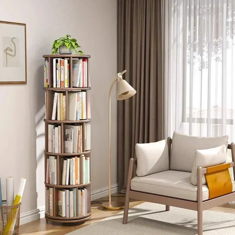 Vertical Rotating Bookcase