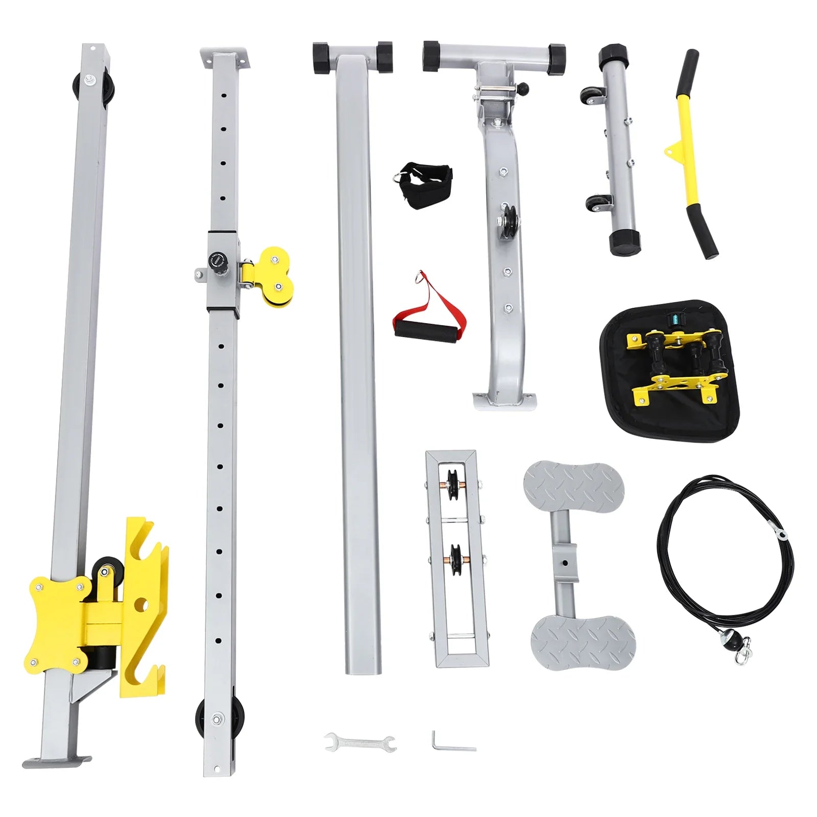 Multifunctional Home Gym with Adjustable Backrest