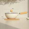Mini Ceramic Non-Stick Frying Pan Wok Home Egg Steak Skillet Pancake Fried Induction Cooker Gas Stove Saucepan Kitchen Cookware