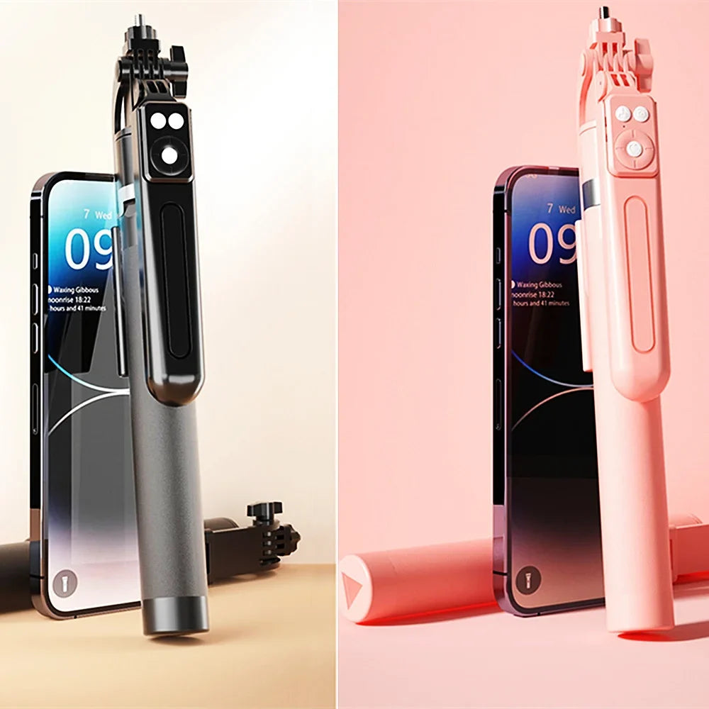 Roreta Portable Stabilizer camera tripod with wireless remote control and 360 ° rotation for video recording and live streaming
