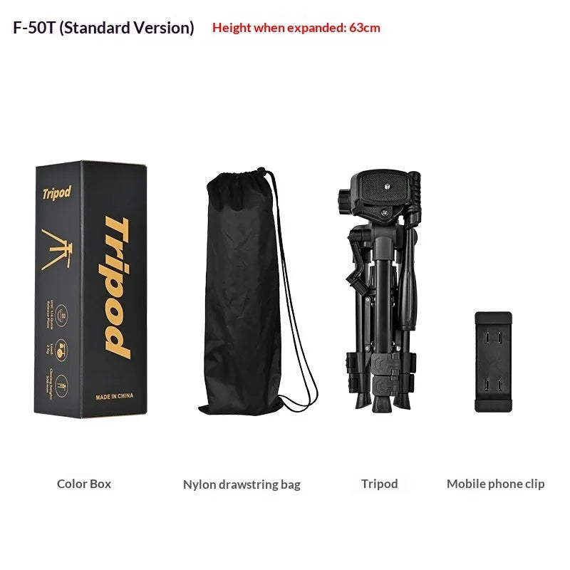 Professional Phone Tripod Stand for Live Streaming Selfie Portable Desktop Camera Tripod with Flexible Legs