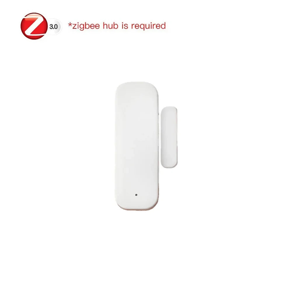ZigBee Smart Window Door Gate Sensor Contact Detector Smart Life Security Alarm System Smart Home Tuya 2Mqtt App Remote Control