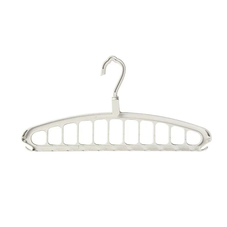 1PC Multi-Hole Space-Saving Clothes Hanger! Foldable for Home/Bedroom/Travel – Fits Pants/Shirts/Skirts