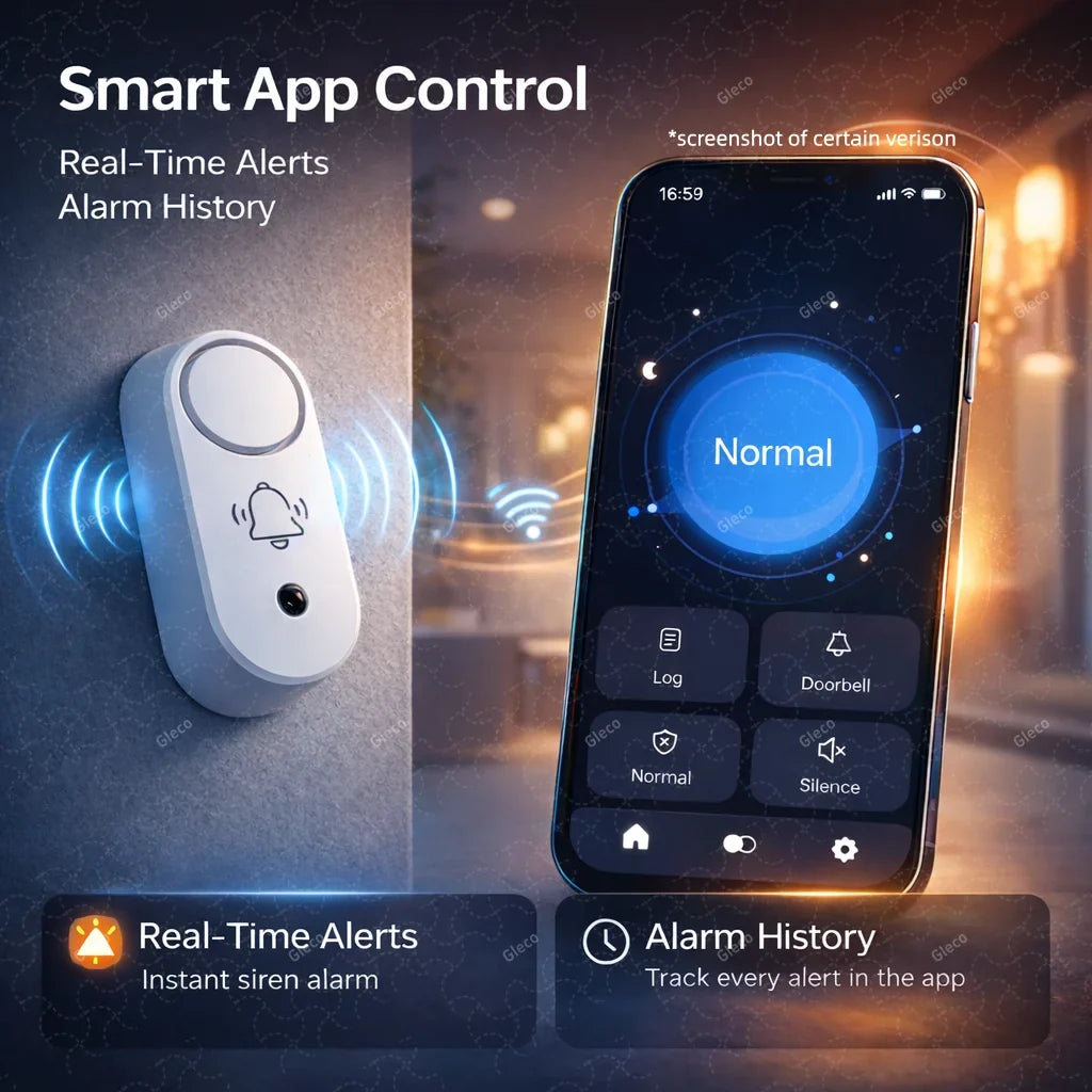 Zigbee Siren Alarm Smart Home Vibration Sensor Detection Security Alert TUYA Smart Life&Zigbee 2mqtt Version Work With Gateway
