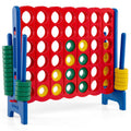 Jumbo 4-to-Score Game Set for Kids and Adults 3.5FT Tall by 4FT Wide Oversized Family Fun Game-Blue