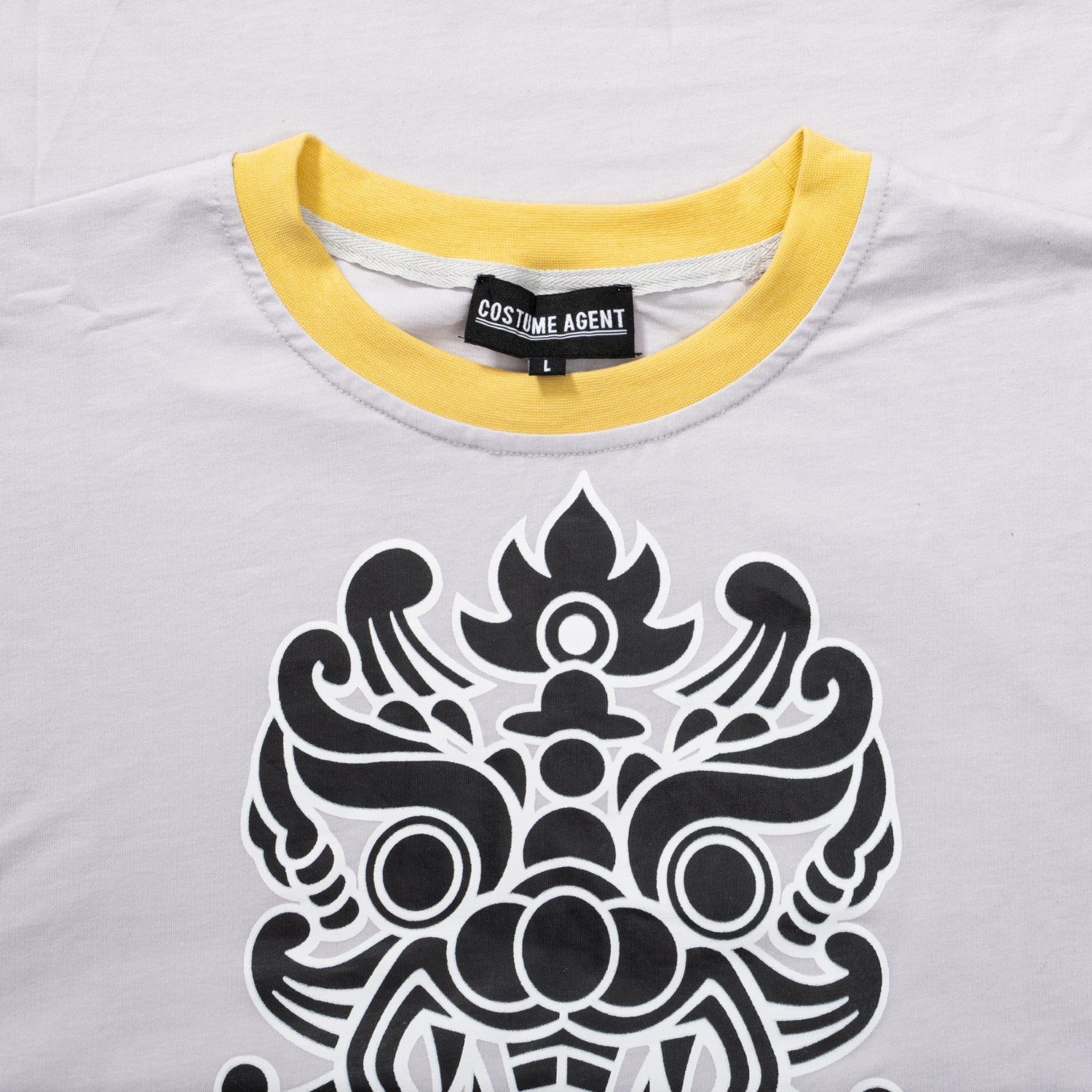 Fight Soap Salesman Tyler Durden Yellow Ring Damask Pattern Halloween Costume Adult T-Shirt Tee