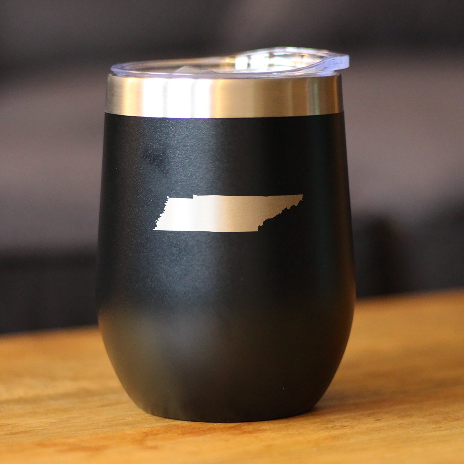 Tennessee State Outline - Wine Tumbler